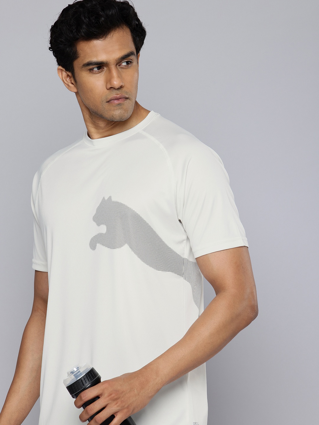 

Puma dryCELL Train All Day Big Cat Sports T-shirt, Grey