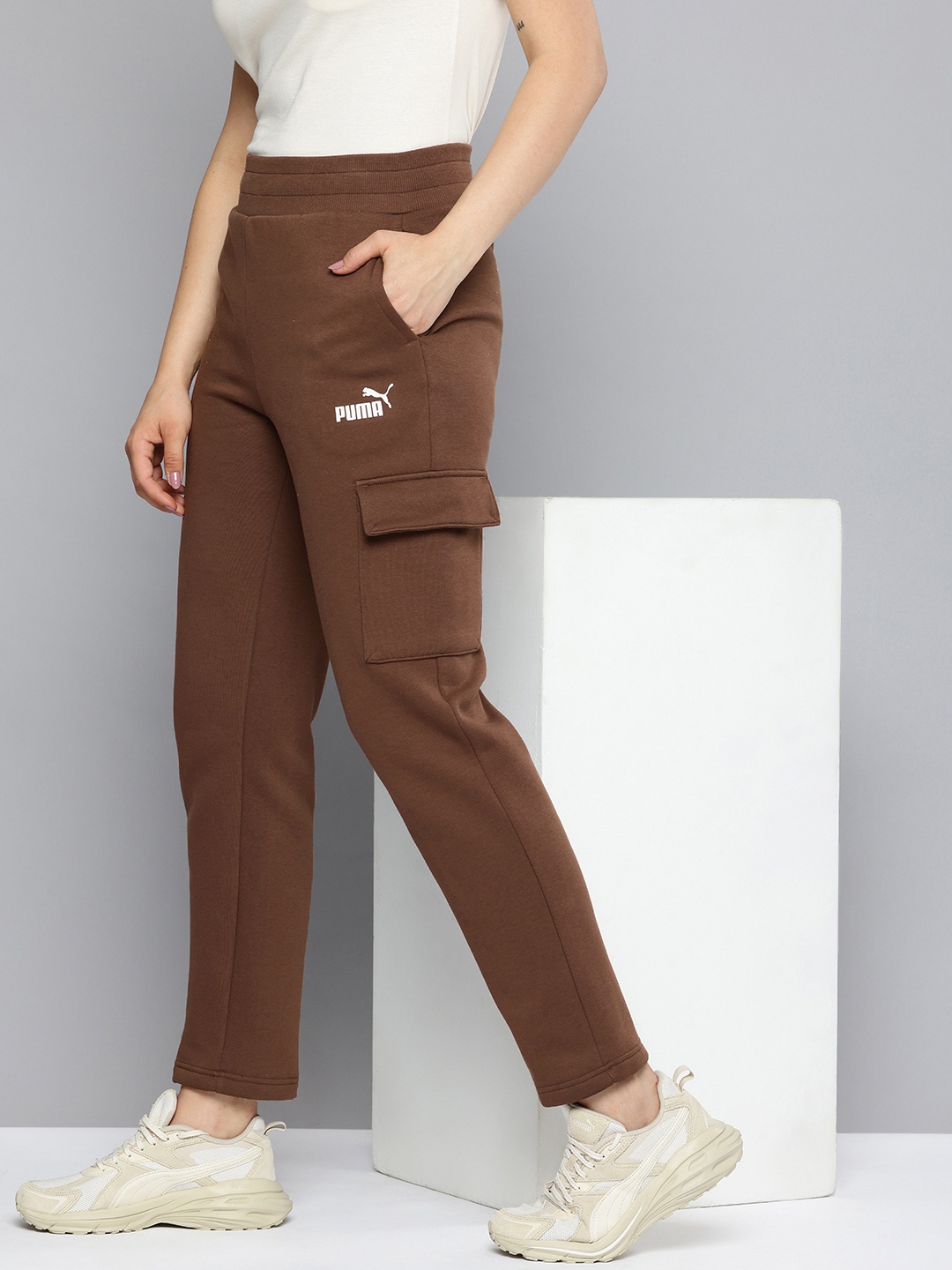 

Puma Women Comfort Fit Track Pants, Brown