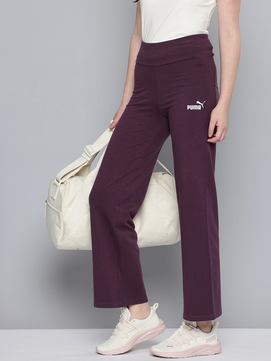 

Puma Women Slim Fit Straight Tights, Purple