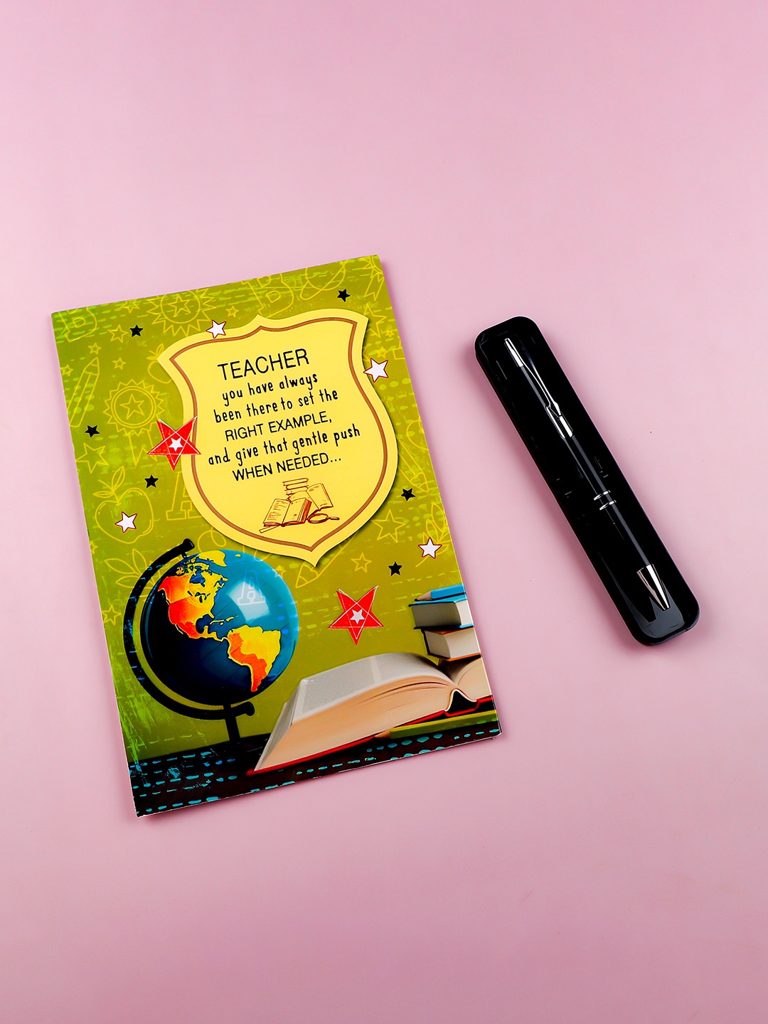 

Archies Black & Red Premium Pen & Teachers Greeting Card