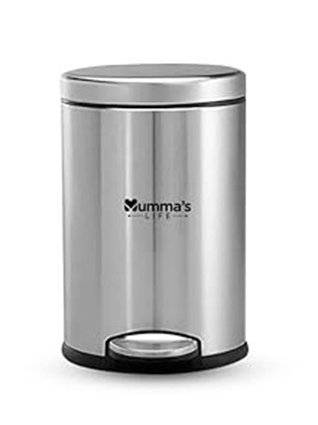 

Mumma's Life Stainless Steel Peddle Dustbin 7L, Silver