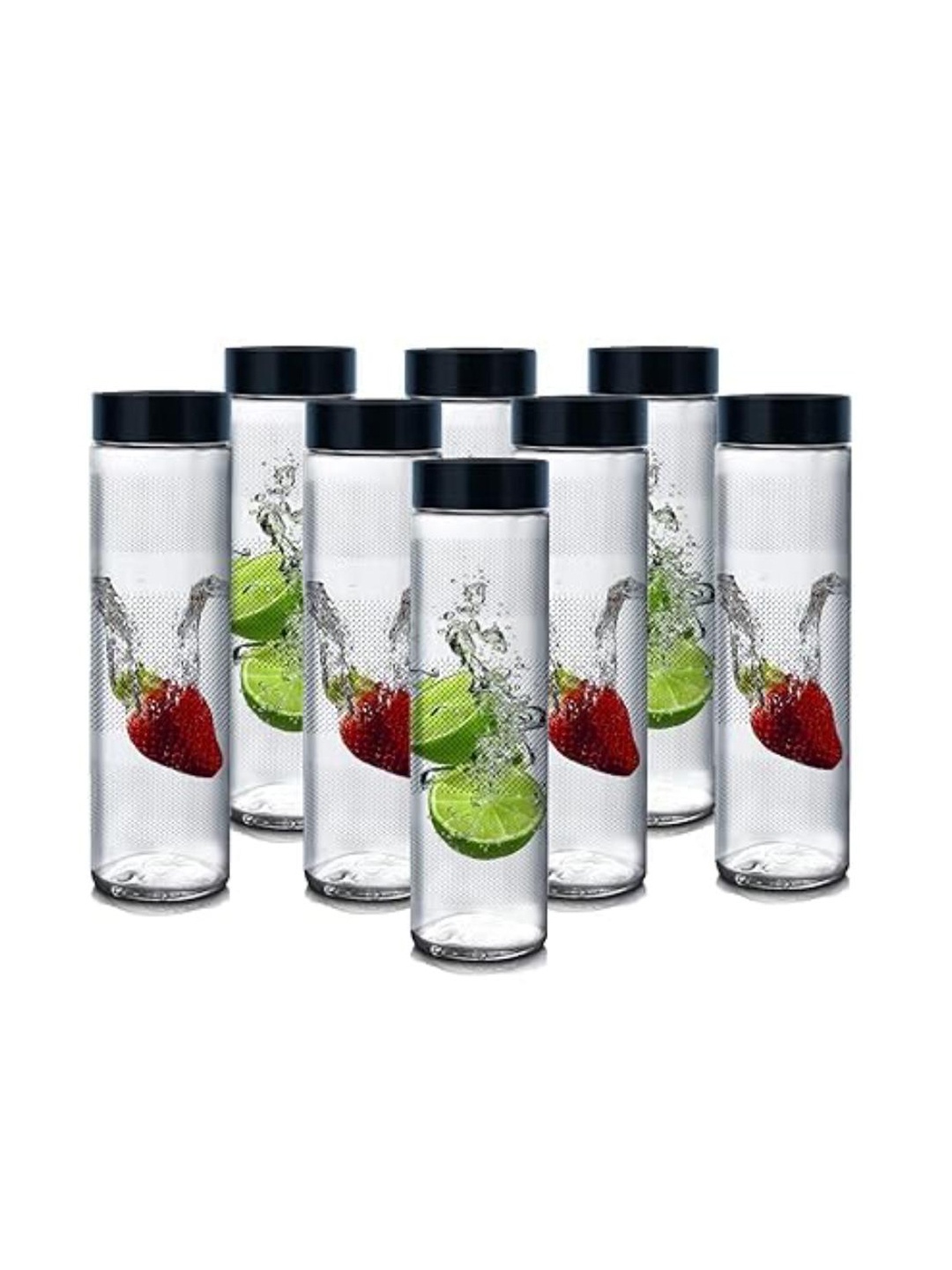 

CROCO JAR Transparent Single Glass Solid Water Bottle