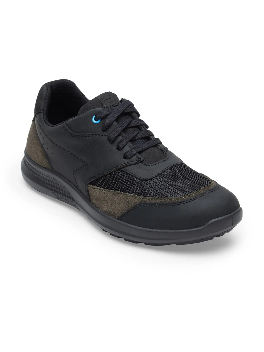 

ERGON Men Leather Sneakers, Black