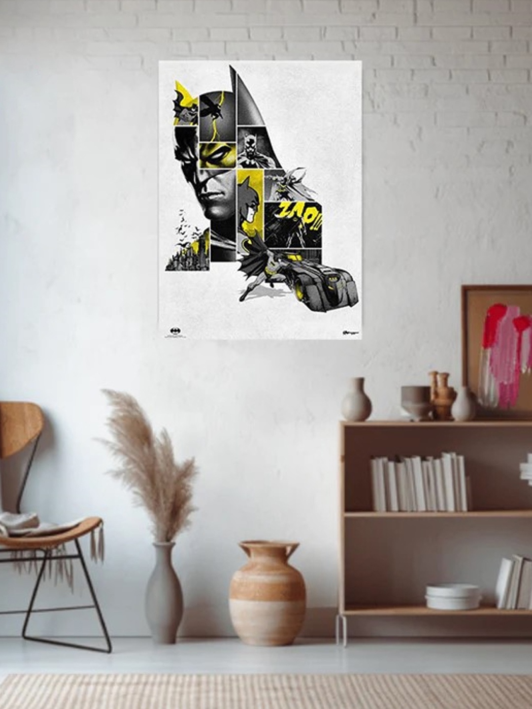 Entertainment Store Batman Action Mini Poster, Grey