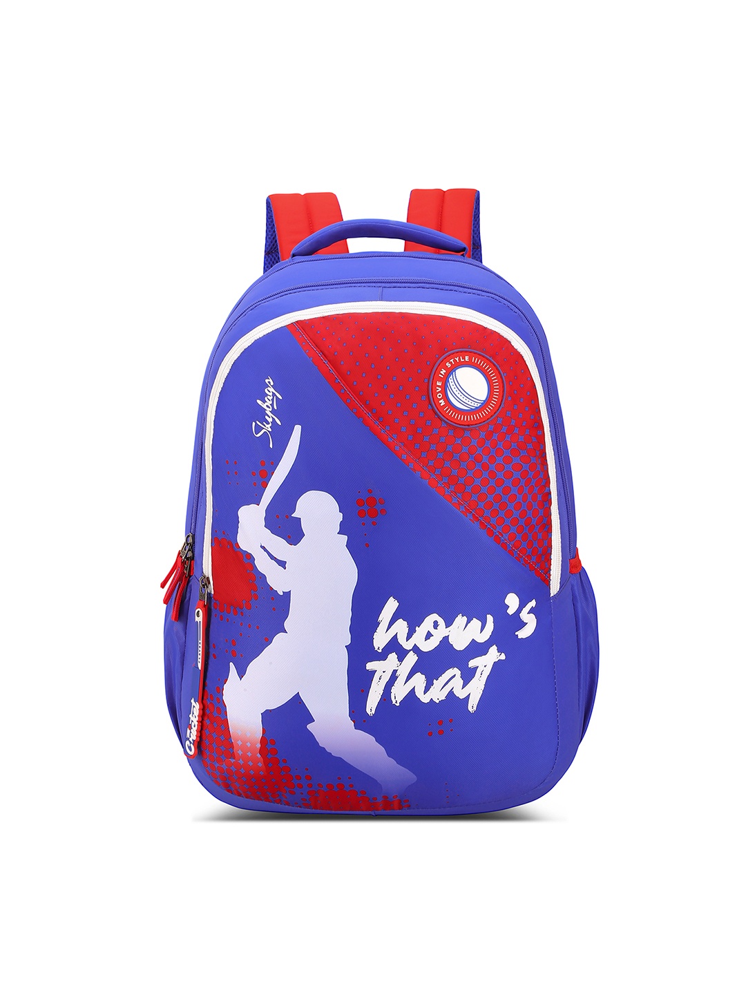 

Skybags Kids Flow Graphic Print Backpack, Blue