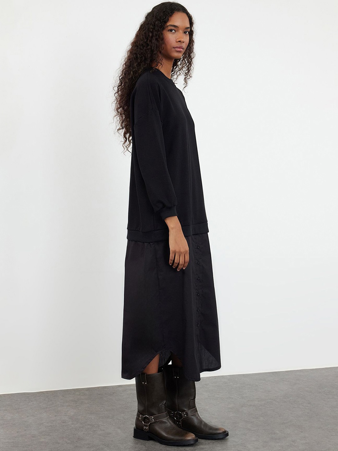 

Trendyol Women A-Line Maxi Dress, Na