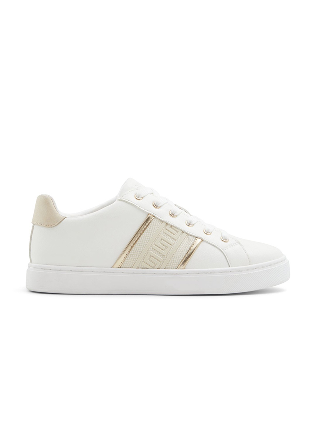 

ALDO Women Striped Sneakers, Gold