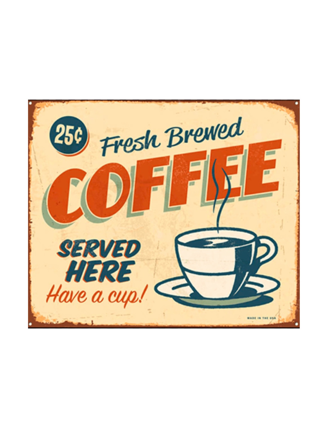 

Entertainment Store Fresh Brewed Coffee Art Print, Beige