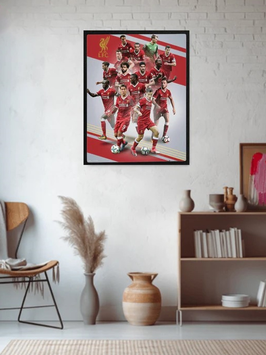 Entertainment Store Red Liverpool Players 17 - 18 Mini Poster Stickers