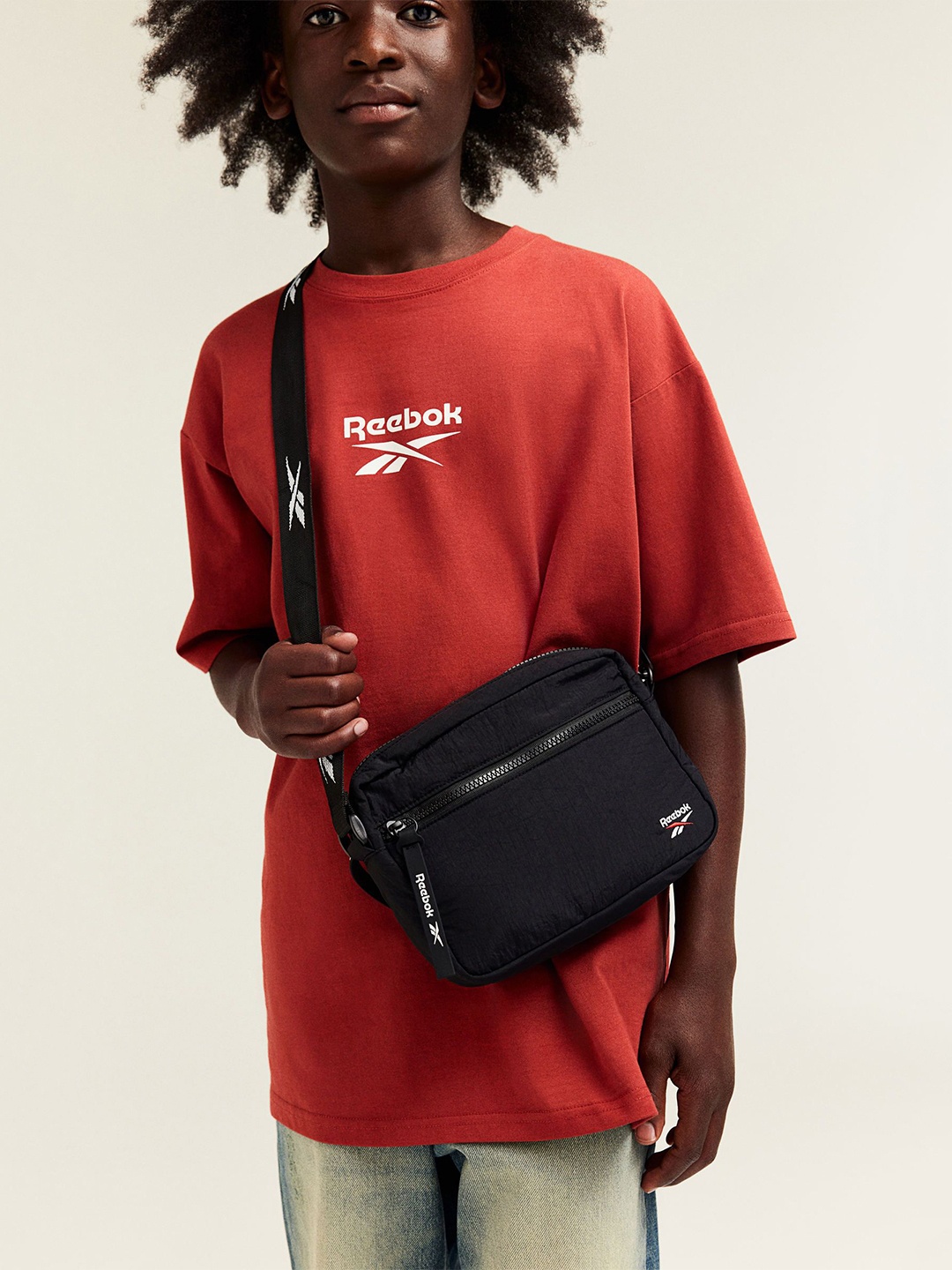 

H&M Boys Embroidered-Detail Crossbody Bag, Black