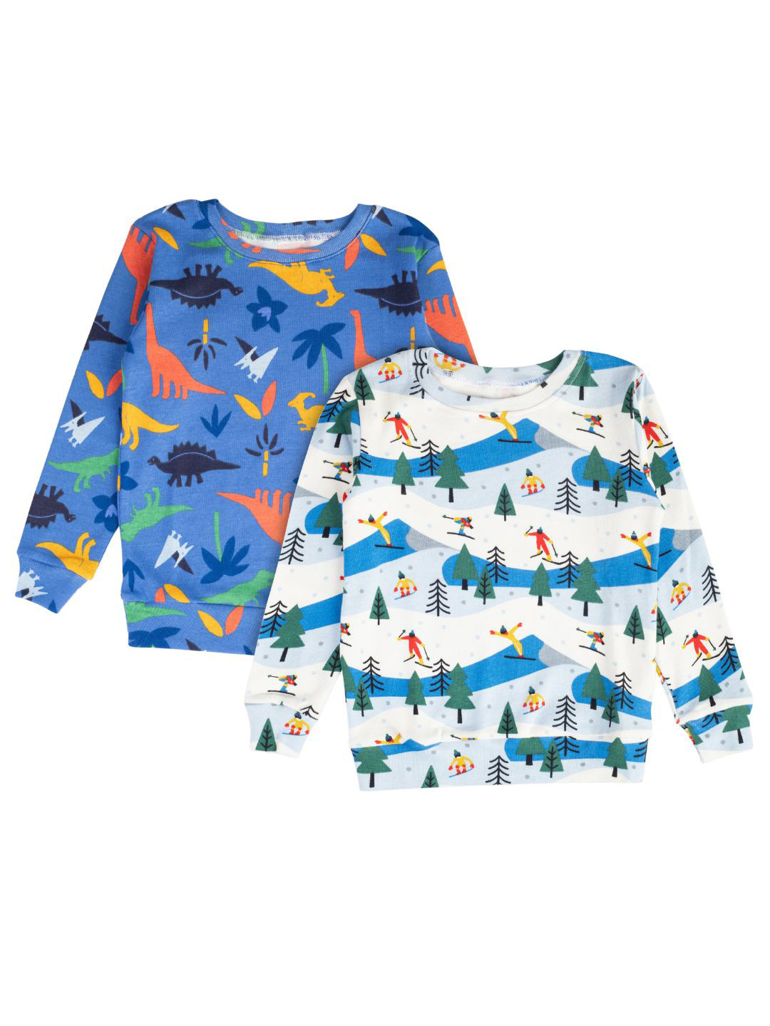 

BLOSSOM Set of 2 Boys Printed T-shirts, Blue