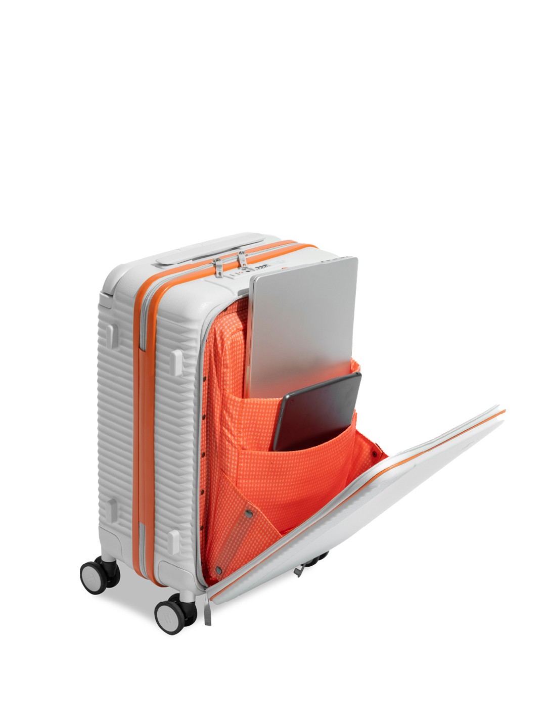 

Icon Hard-Sided Cabin Trolley Bag, White