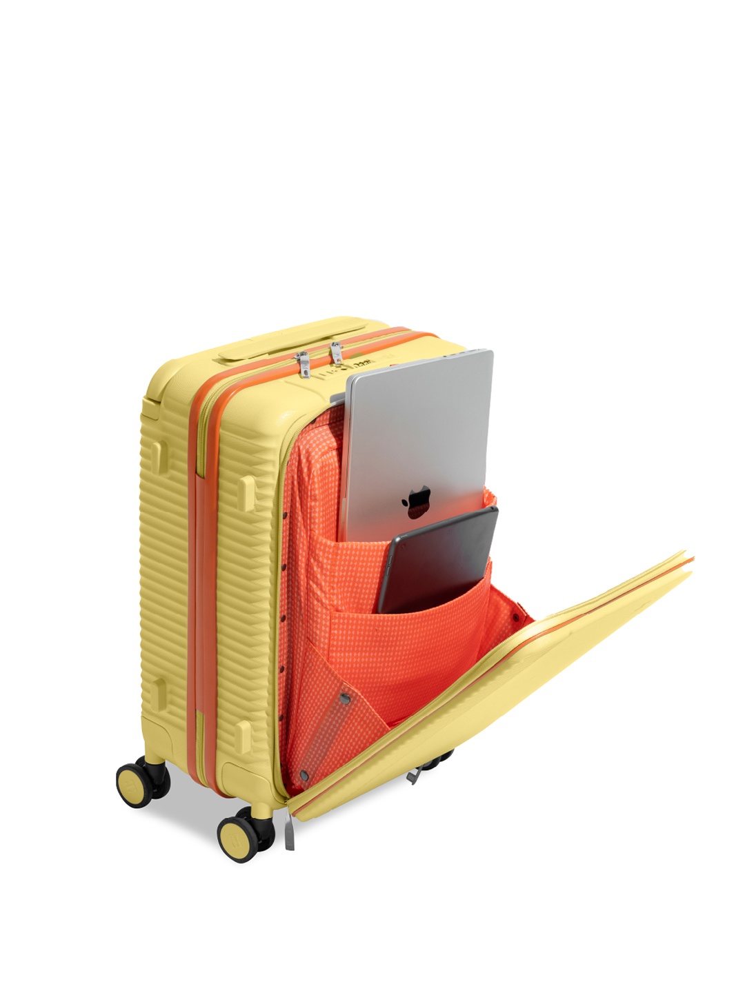 Icon Signature Plus Hard-Sided Cabin Trolley Bag, Yellow