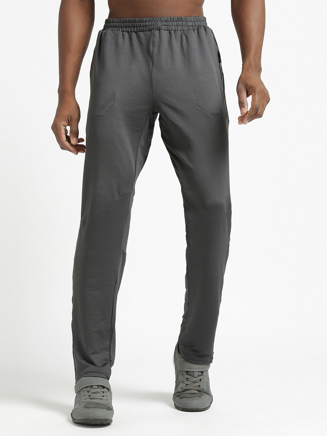 

Hardik Pandya Men Dry Fit Running Graphite Track Pants, Charcoal