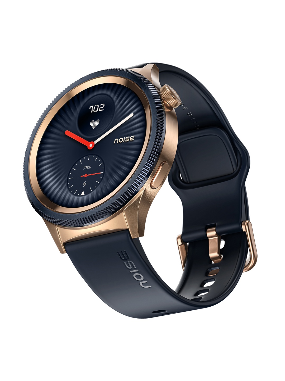 

NOISE Unisex Halo 2 Bluetooth Calling Smartwatch - wrb-sw-halo2-std-gld_blu - Gold Blue