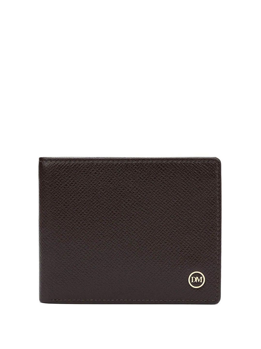 

Da Milano Men Leather Two Fold Wallet, Brown