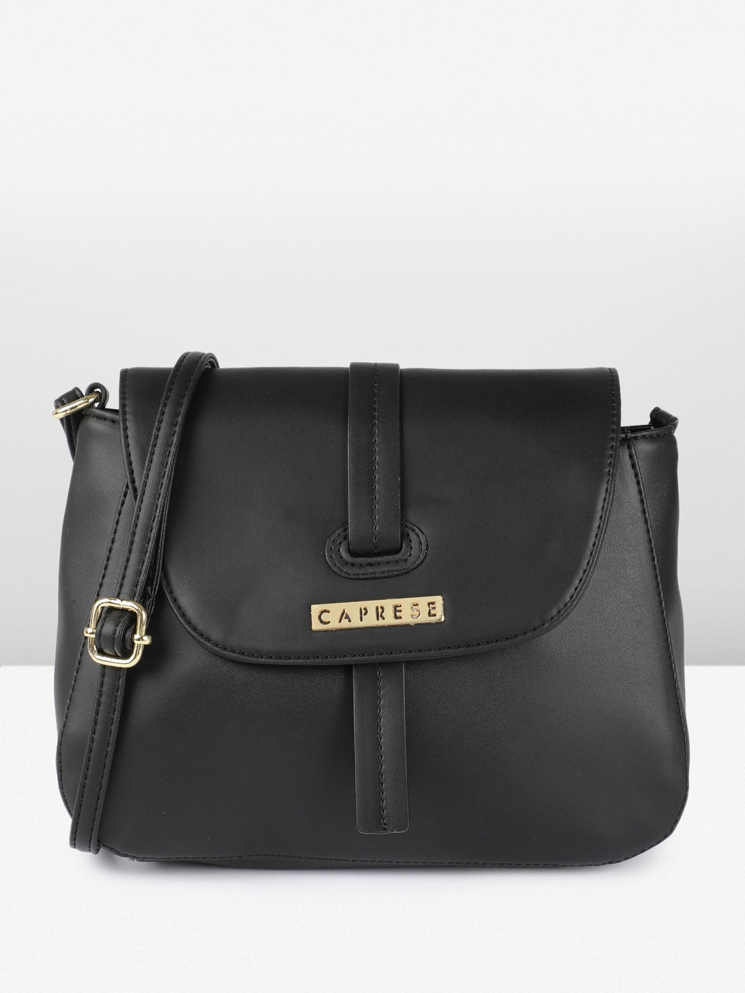

Caprese Sabera Structured Sling Bag, Black