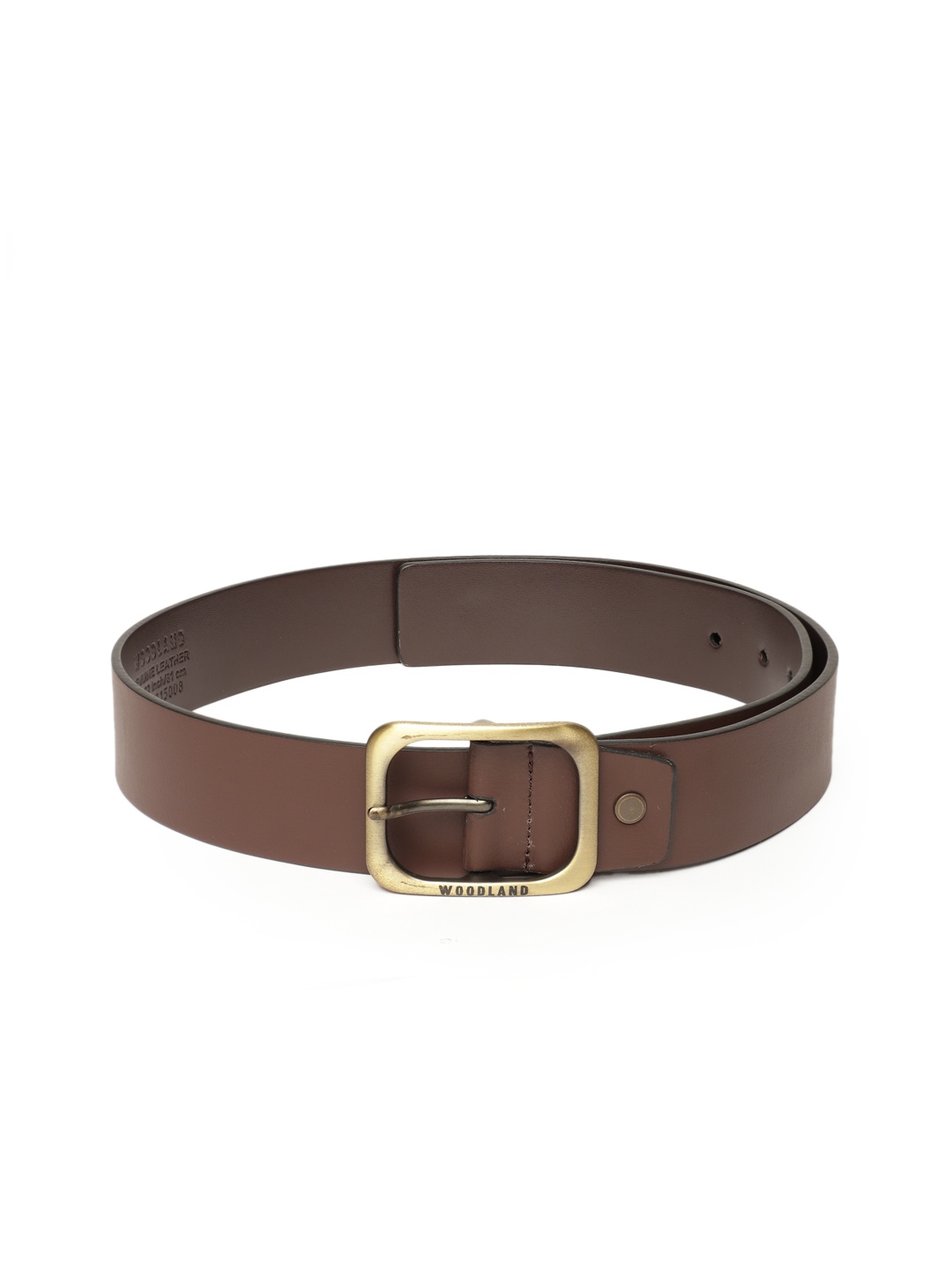 

Woodland Men Leather Belt, Brown