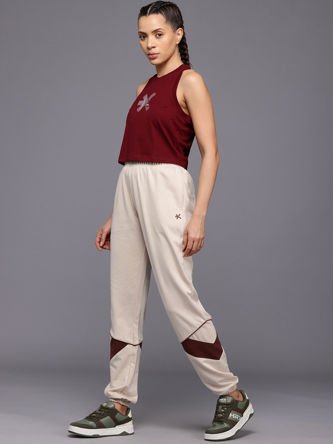 

HRX by Hrithik Roshan Lifestyle Track pants, Beige