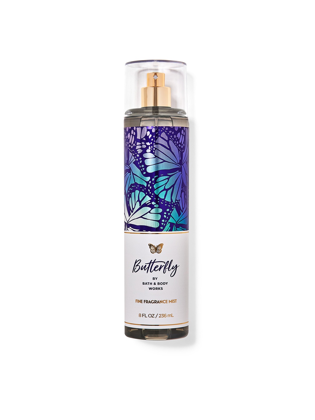 

Bath & Body Works Women Butterfly Refreshing Fine Fragrance Mist - 236ml, Blue