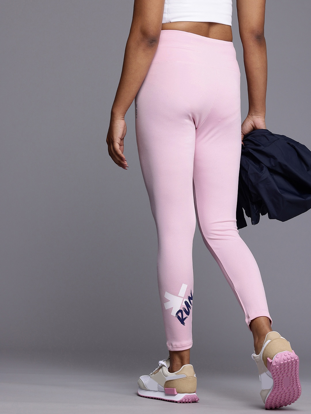 

HRX by Hrithik Roshan Women Running Tights, Pink