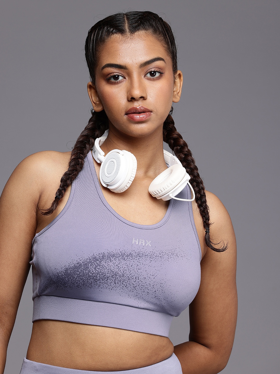 

HRX by Hrithik Roshan Full Coverage Lightly Padded Bra, Lavender