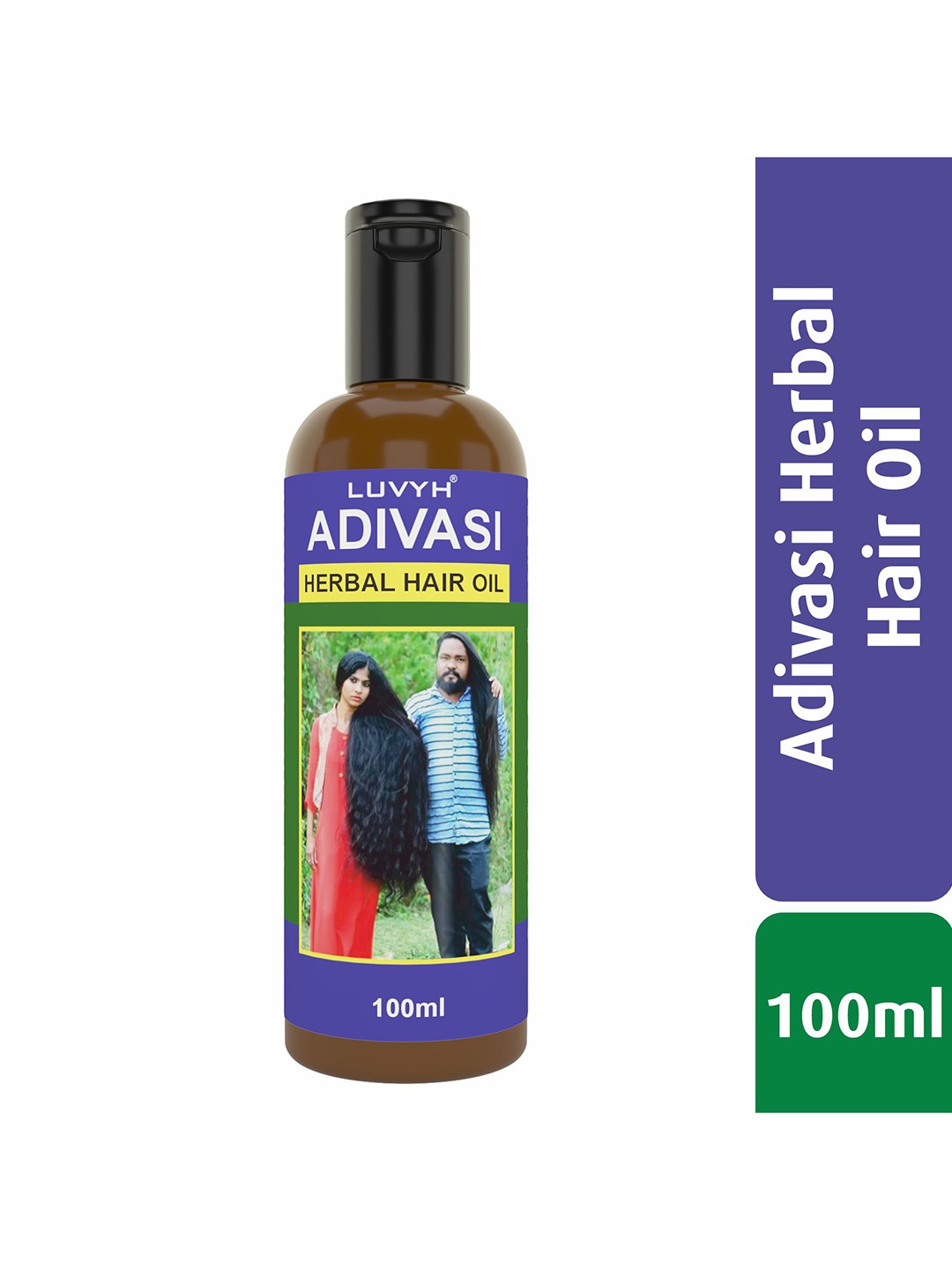 

LUVYH Adivasi Herbal Hair Oil - 100ml, Multi