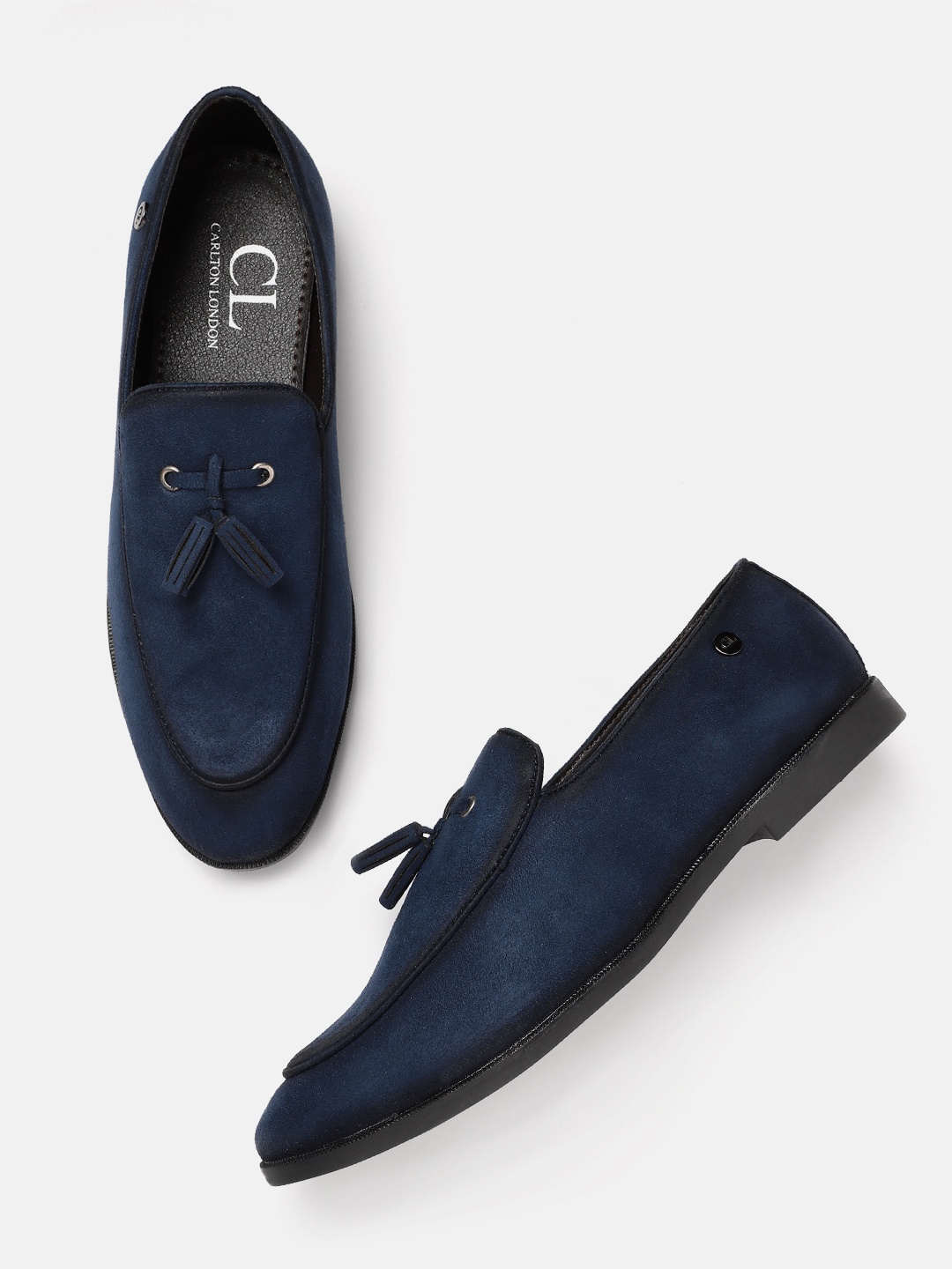 

Carlton London Men Tassels Detail Loafers, Navy blue