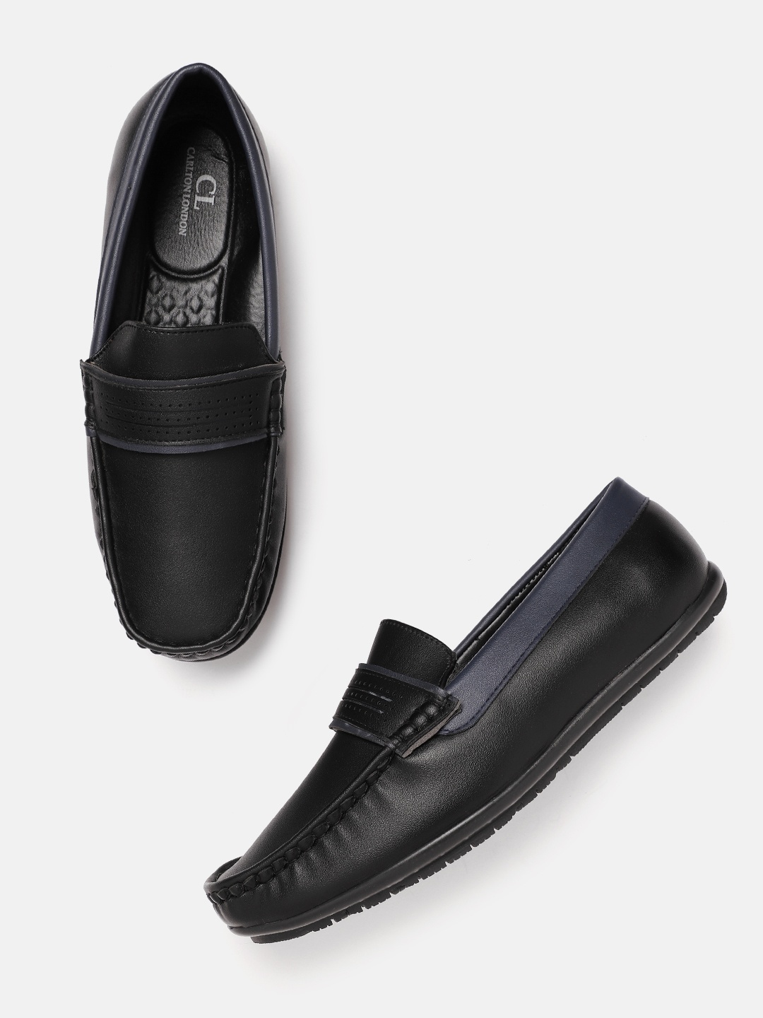 

Carlton London Men Everyday Loafers, Black