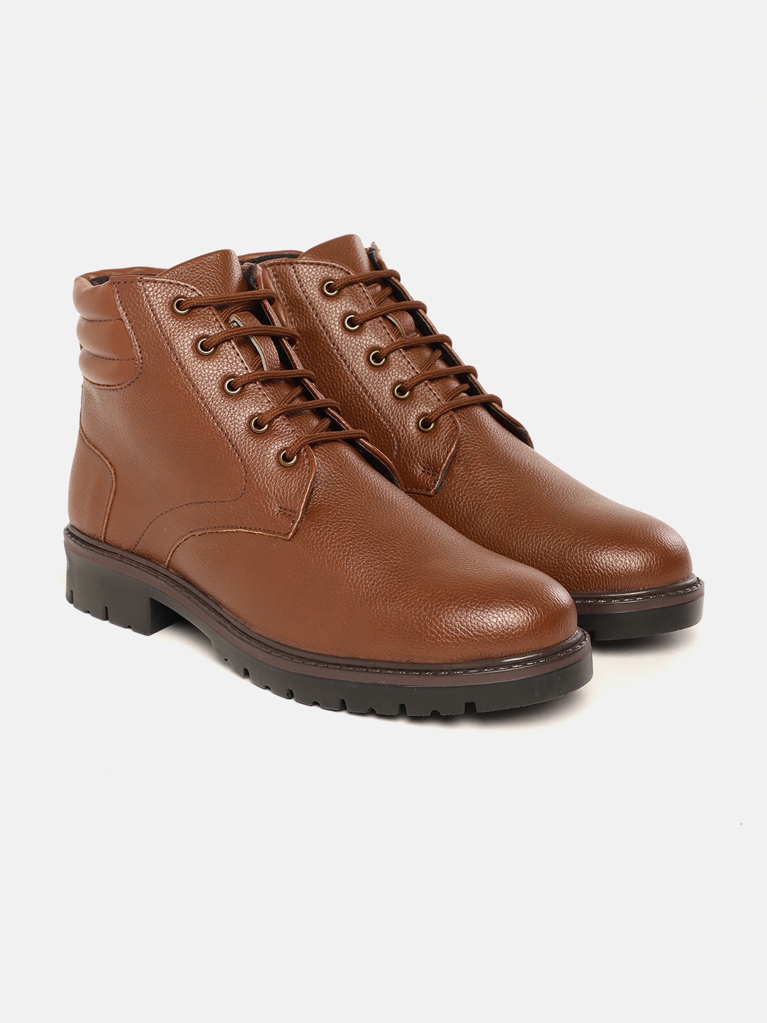 

Carlton London Men Mid-Top Regular Boots, Brown