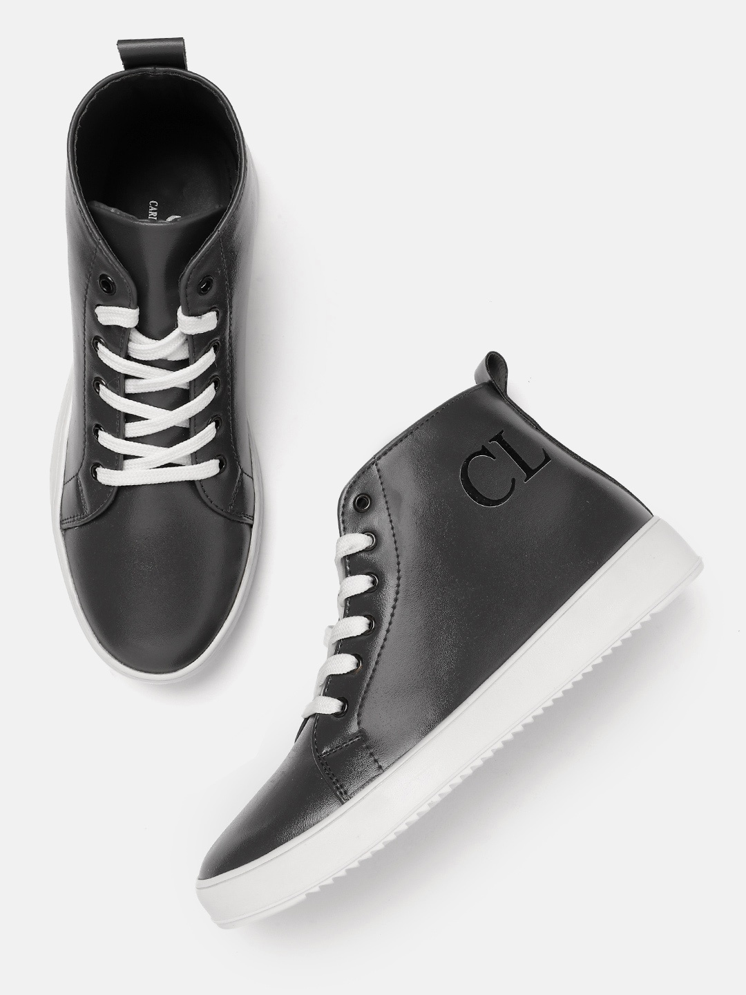 

Carlton London Men Mid-Top Sneakers, Grey