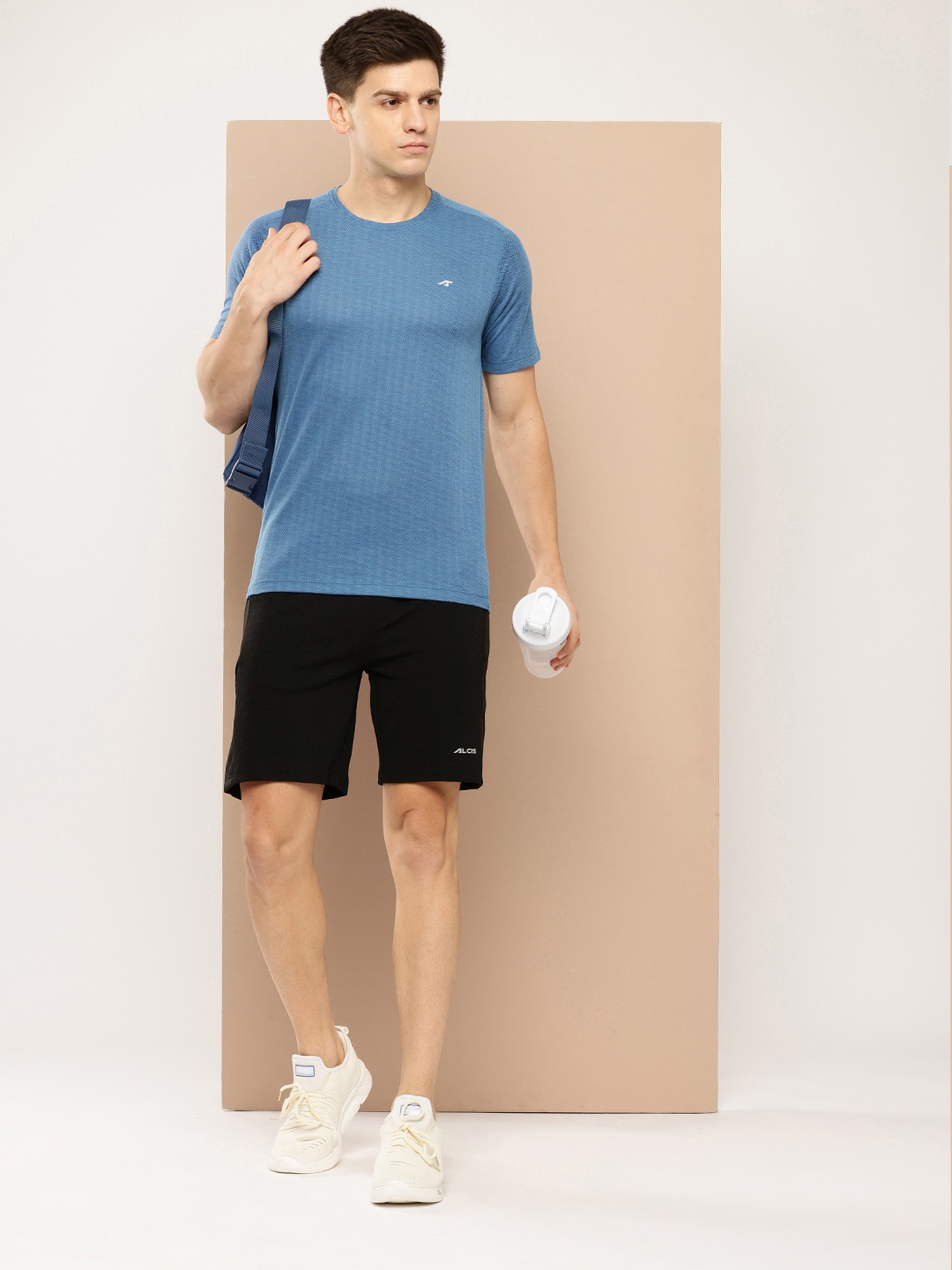 

Alcis Men Slim Fit Sports T-shirt, Blue