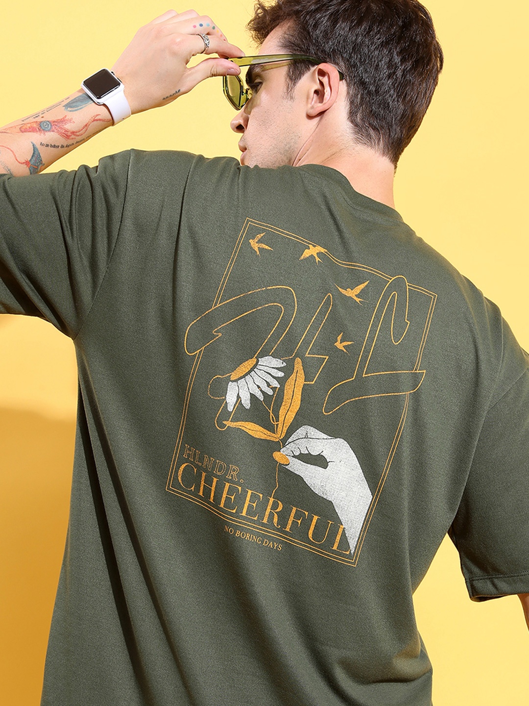 

HIGHLANDER Men T-shirt, Olive