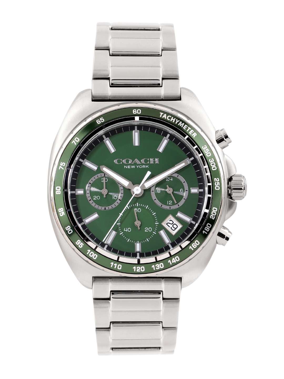 

Coach Men Charter Analogue Chronograph Watch 14602701, Green