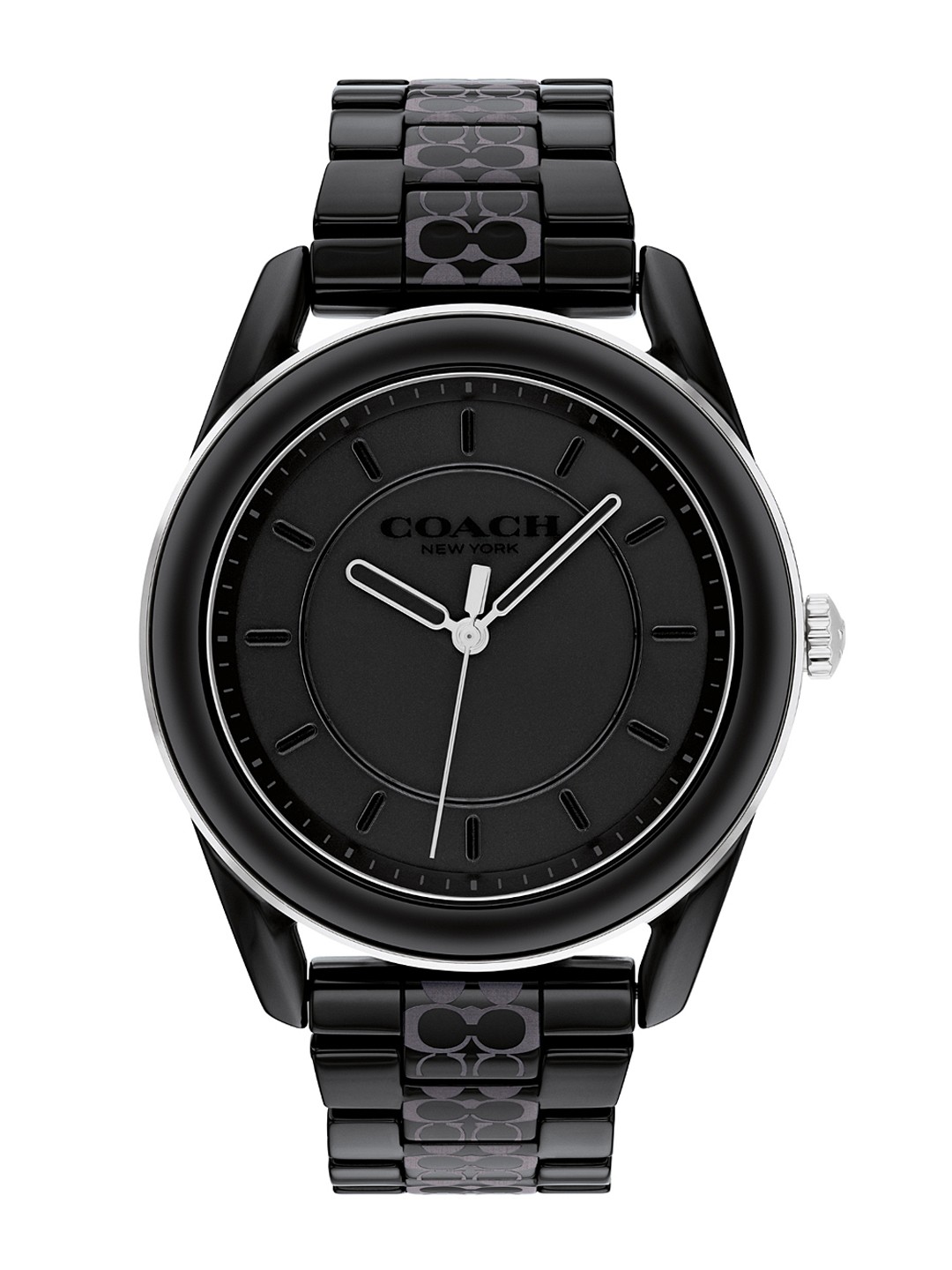 

Coach Women Preston Dial & Stainless Steel Bracelet Style Straps Analogue Watch 14503774, Black