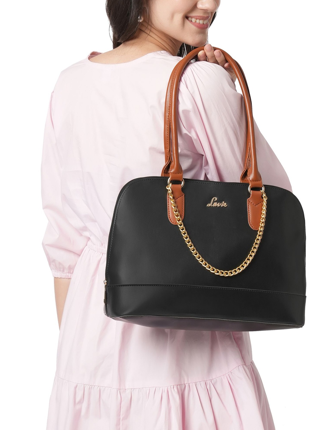 

Lavie Camilla Structured Shoulder Bag, Black