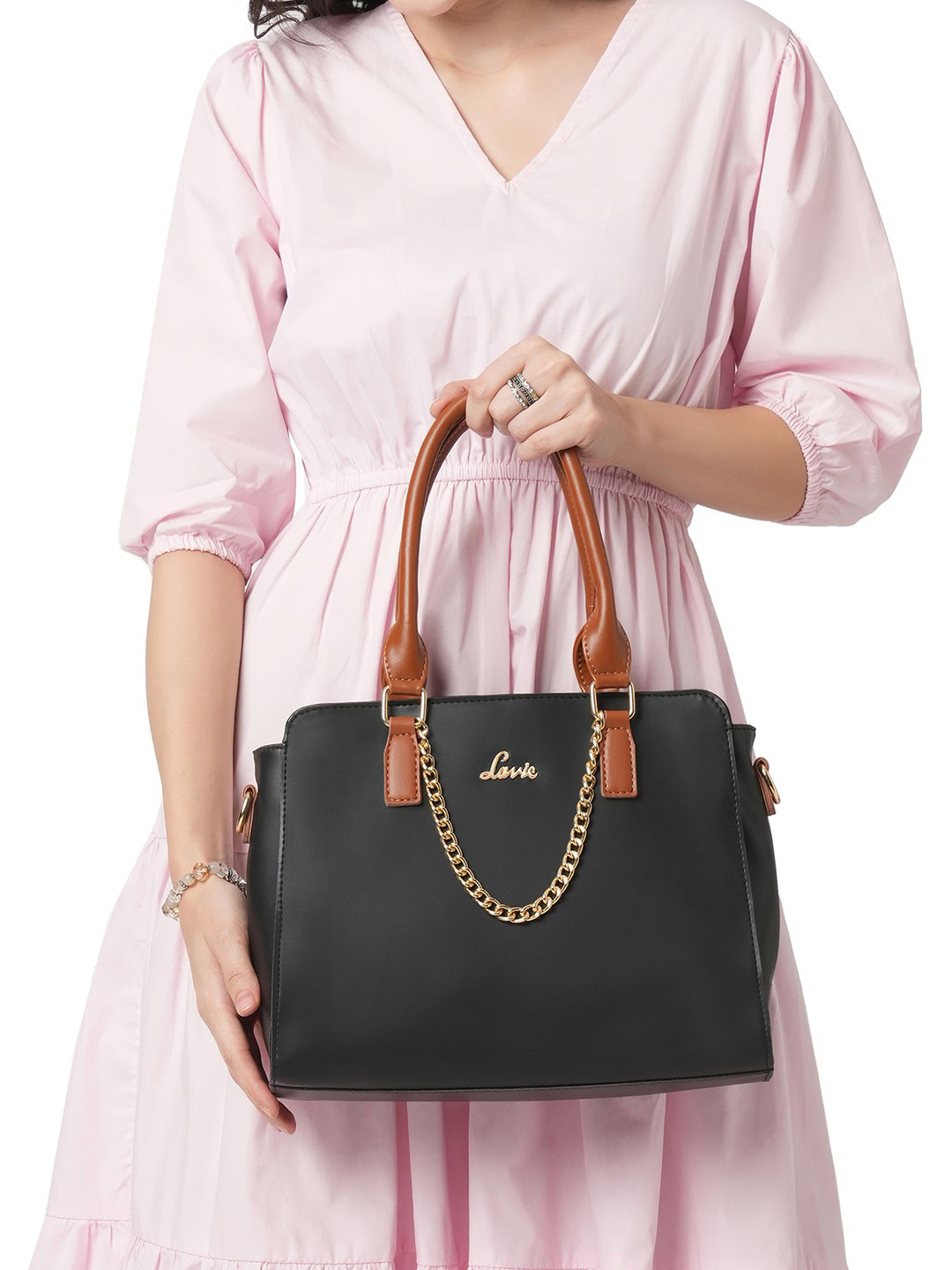 

Lavie Jenna Structured Shoulder Bag, Black