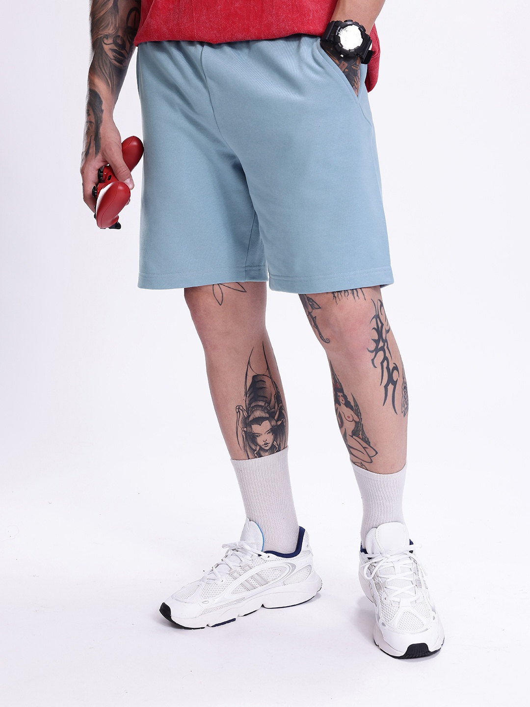 

Kook N Keech Men Pure Cotton Shorts, Blue