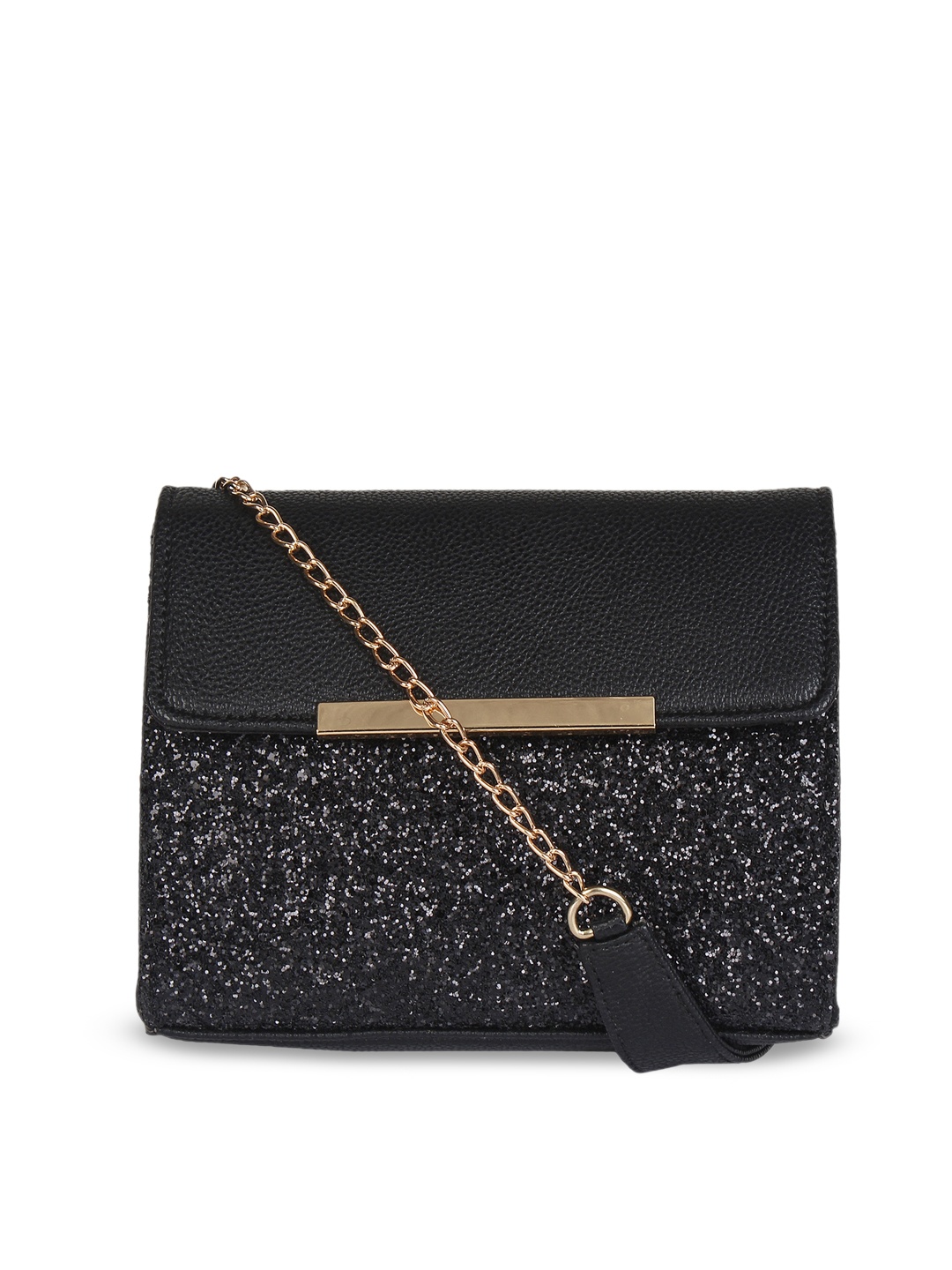 

Berrypeckers Black Embellished Sling Bag