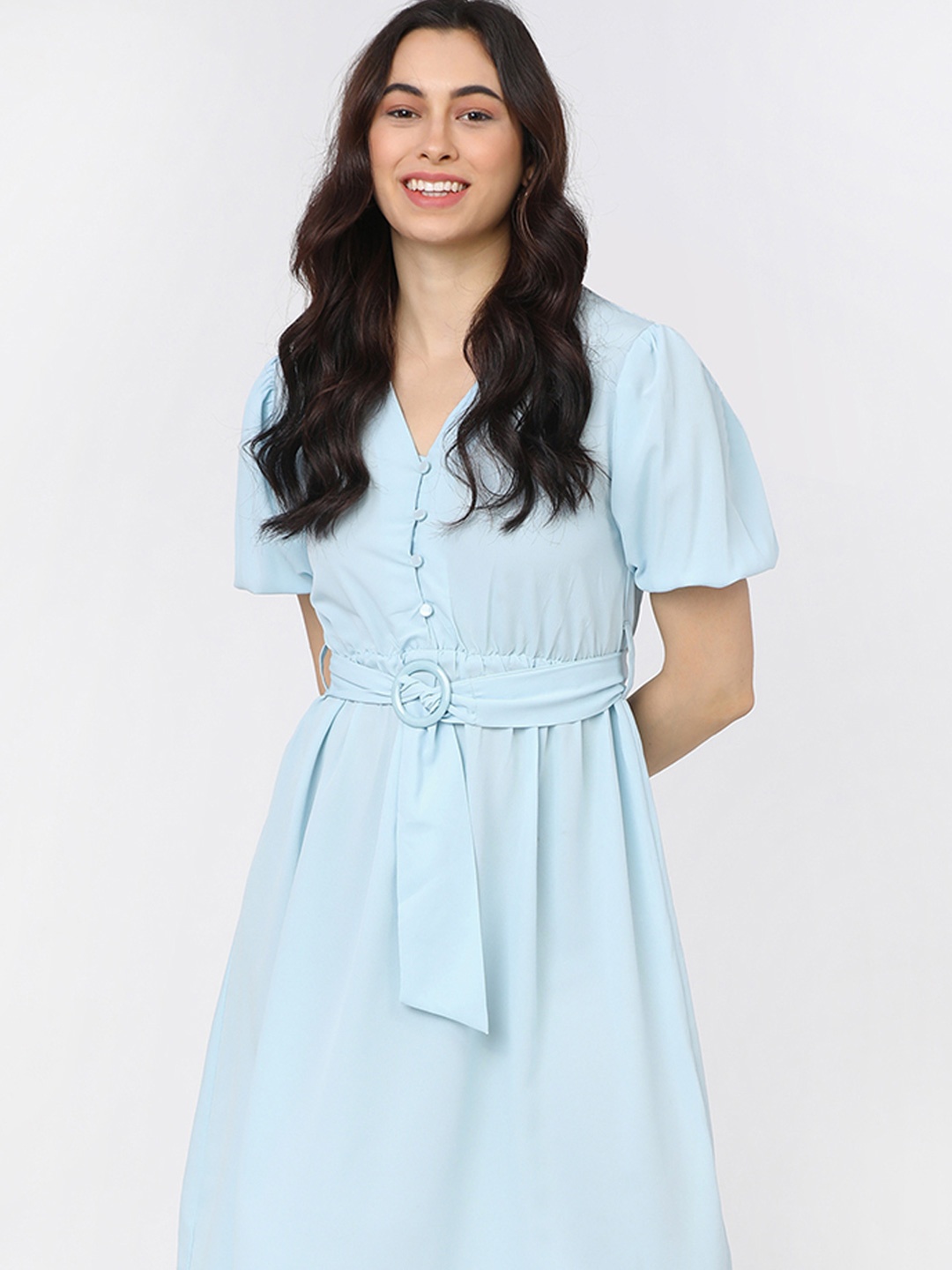 

Tokyo Talkies A-Line Dress, Blue