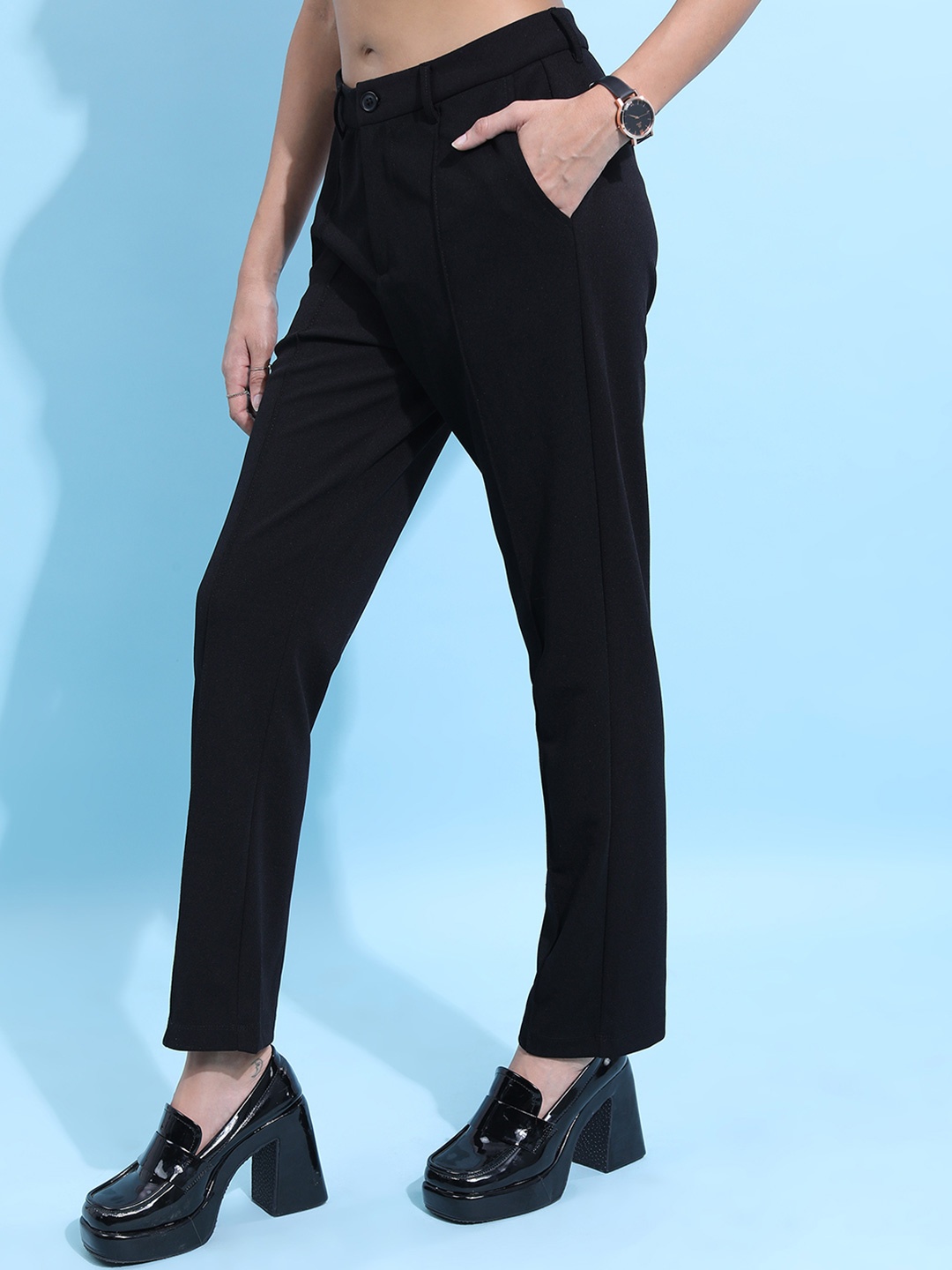 

Tokyo Talkies Women Trousers, Black