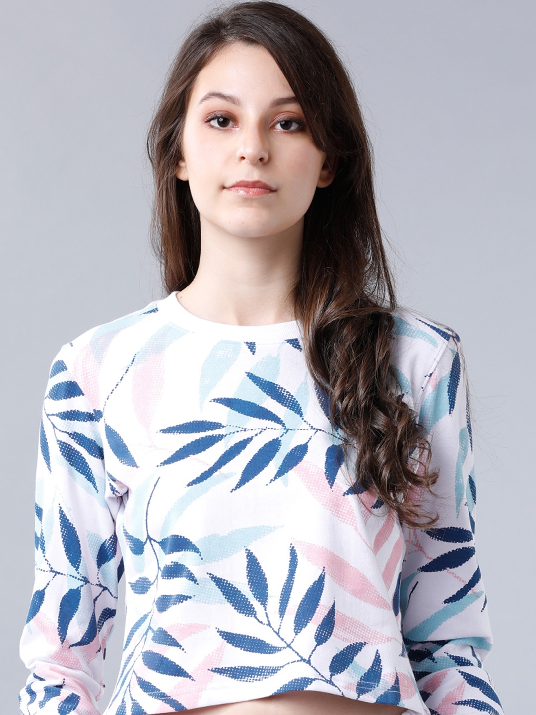 

Tokyo Talkies Women Sweatshirt, White