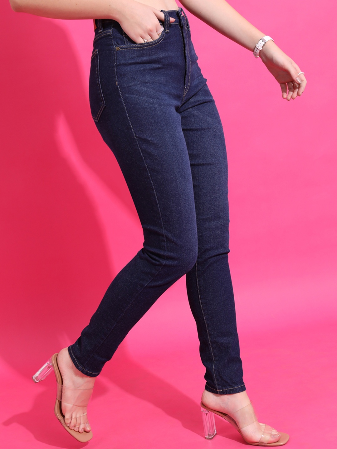 

Tokyo Talkies Women Skinny Fit Light Fade Jeans, Blue