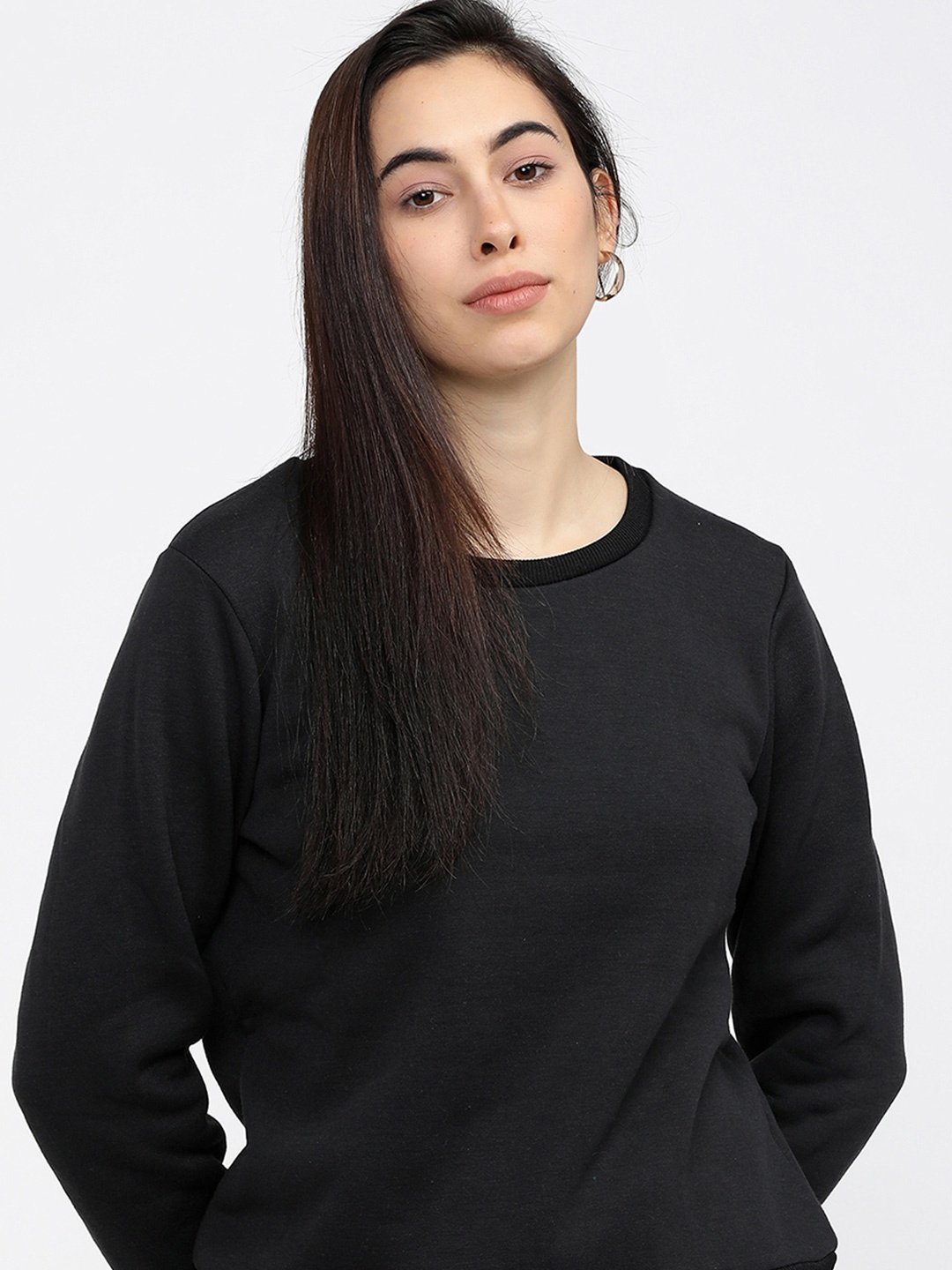 

Tokyo Talkies Women Sweatshirt, Black