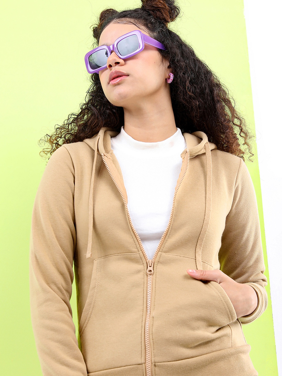 

Tokyo Talkies Women Sweatshirt, Khaki