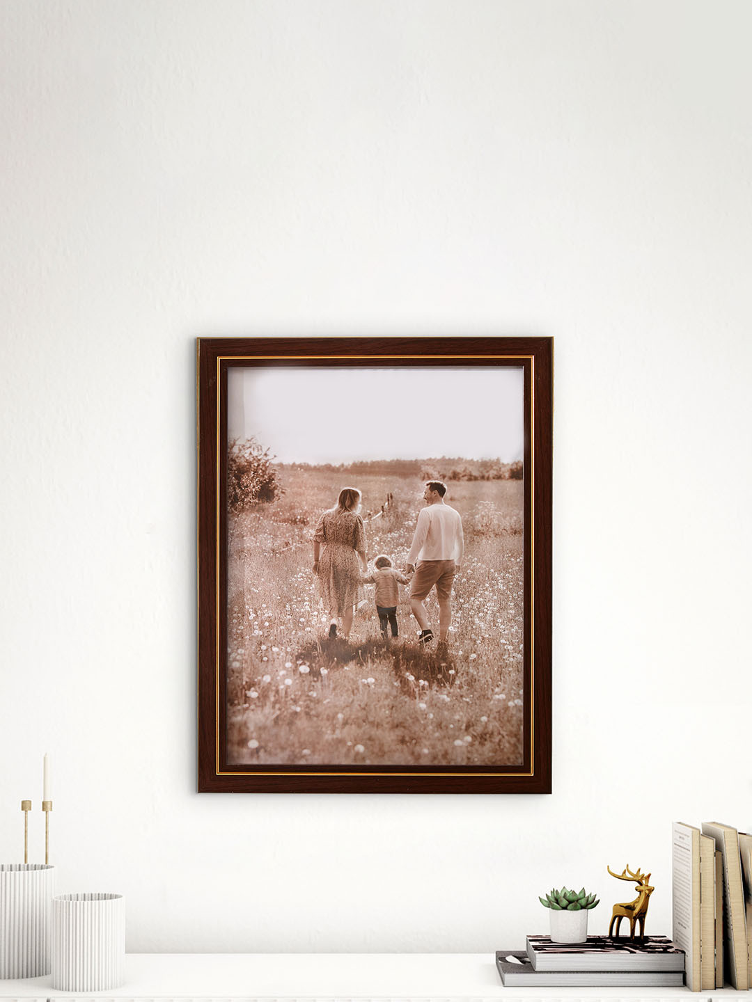 

Home Centre Photomontage Ferro Brown Wall Photo Frames