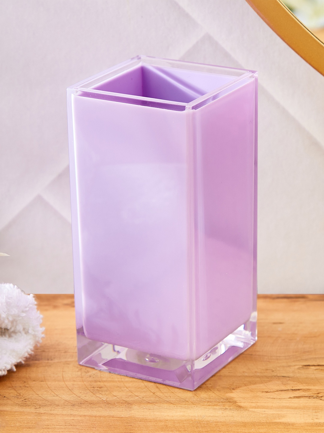 

Home Centre Slate Cloud Purple Glossy Classic Toothbrush Holder