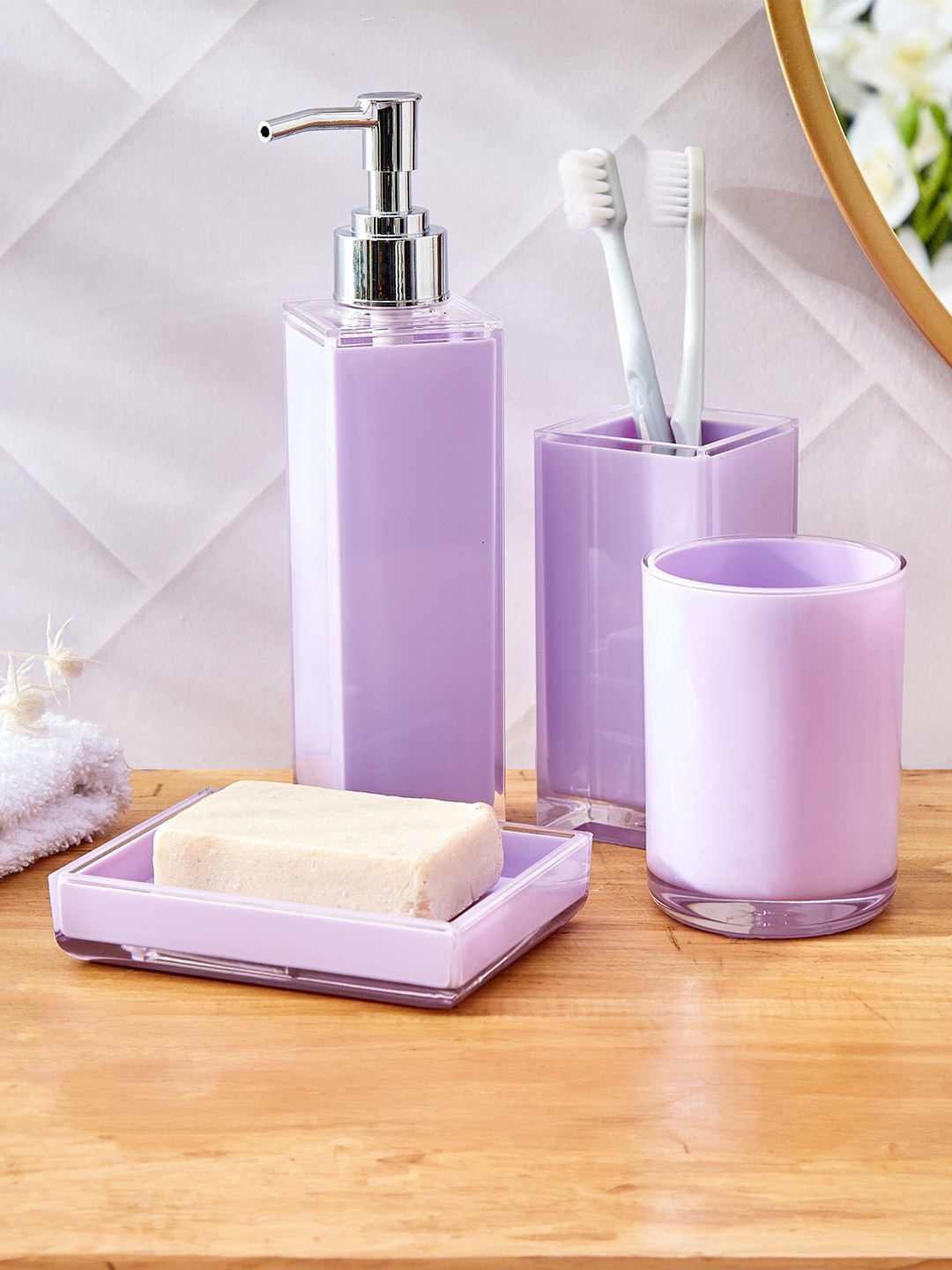 

Home Centre Slate Cloud Purple Glossy Classic Toothbrush Holder
