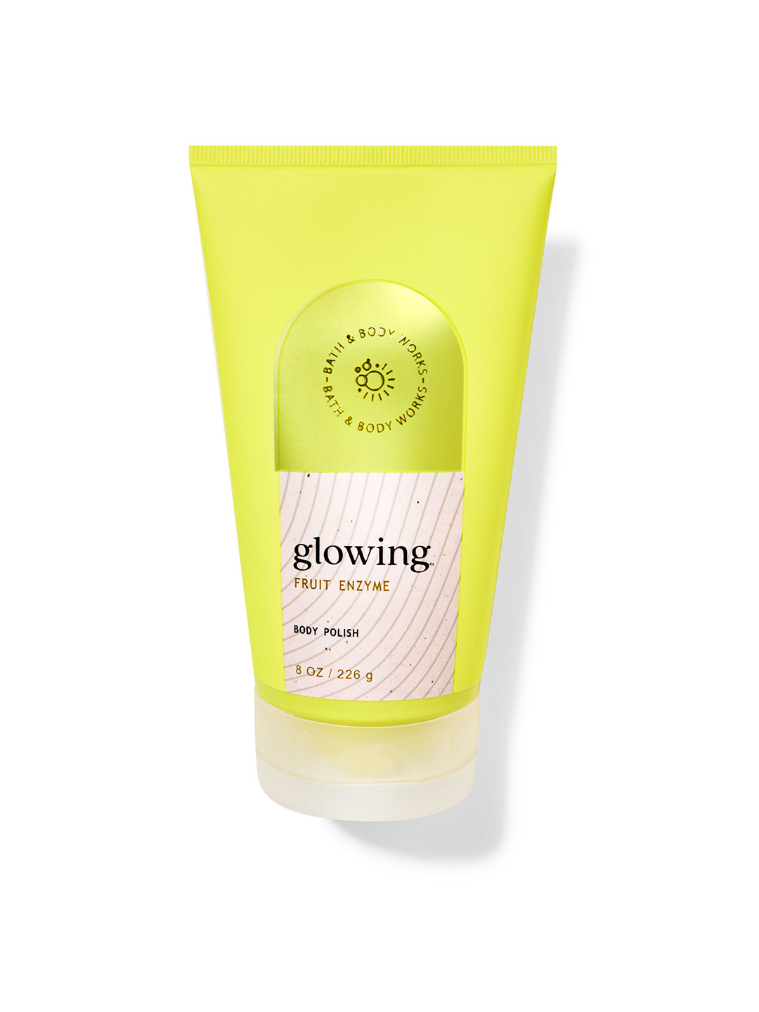 

Bath & Body Works Glowing Fruit Enzymes Body Polish For Natural Glow - 226g, Yellow