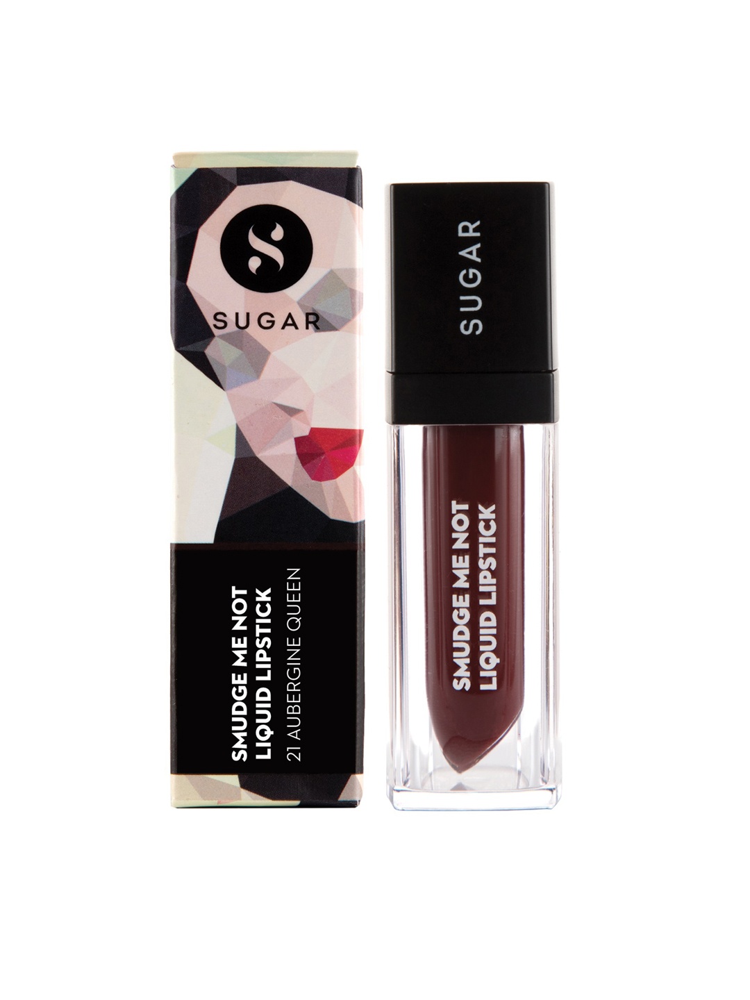 

SUGAR Smudge Me Not Liquide Lipstick-21 Aubergine Queen (Blackened Burgundy)